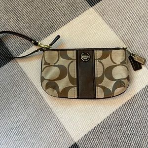 Authentic Coach Wristlet